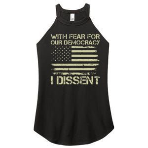 I Dissent Justice Immunity Quote Support Women’s Perfect Tri Rocker Tank