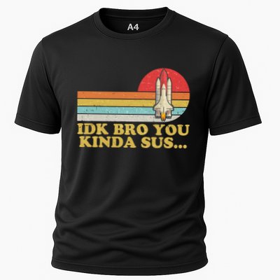 IDK Bro You Kinda Sus Space Shuttle Impostor Among Us Performance Shirt