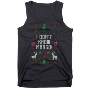 I Don't Know Margo! Ugly Christmas Tank Top