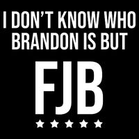 I Dont Know Who Brandon Is But Fjb LetS Go Brandon Lets Go Brandon Full-Length Apron With Pockets