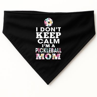 I DON'T KEEP CALM I'M A PICKLEBALL MOM USA-Made Doggie Bandana