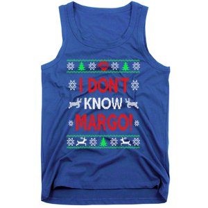 I DonT Knowmargo Ugly Funny Christmas For Vacation Cute Gift Tank Top