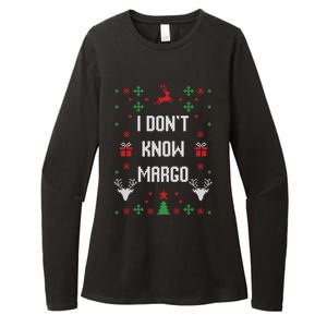 I DonT Know Margo Ugly Christmas Cute Gift Womens CVC Long Sleeve Shirt