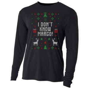 I Don't Know Margo ! Ugly Christmas Cooling Performance Long Sleeve Crew