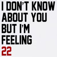I Dont Know About You But Im Feeling 22 Birthday USA-Made Doggie Bandana