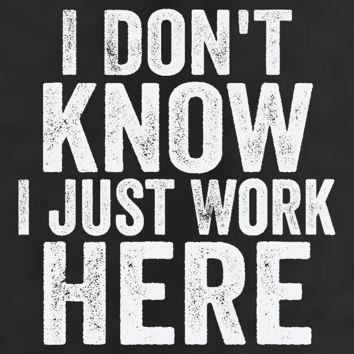 I Dont Know I Just Work Here Funny Working Quotes Sarcastic Microfiber Hand Towel