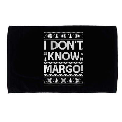 I Don't Know Margo Funny Christmas Vacation Microfiber Hand Towel