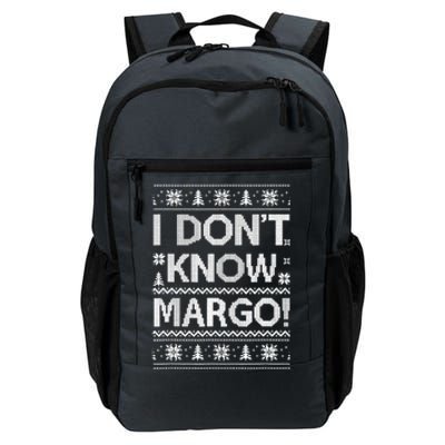 I Don't Know Margo Funny Christmas Vacation Daily Commute Backpack