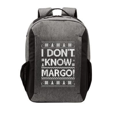 I Don't Know Margo Funny Christmas Vacation Vector Backpack