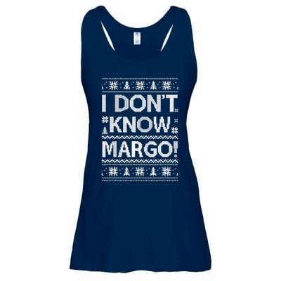 I Don't Know Margo Funny Christmas Vacation Ladies Essential Flowy Tank