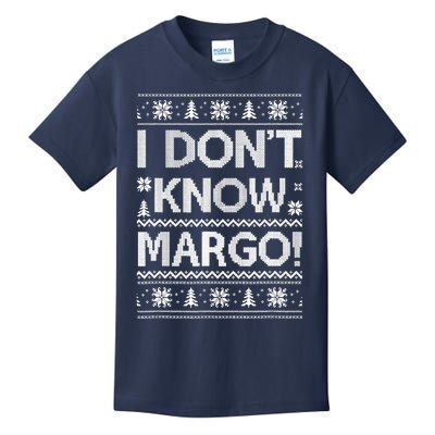 I Don't Know Margo Funny Christmas Vacation Kids T-Shirt