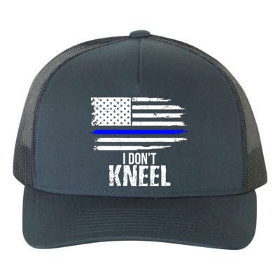 I Don't Kneel Usa Flag Cute Gift Patriotic Stand Nthem Yupoong Adult 5-Panel Trucker Hat