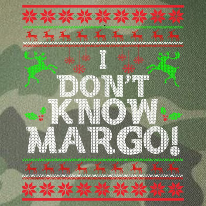 I Don't Know Margo Ugly Matching Christmas Funny Couple Legacy Tie Dye Trucker Hat