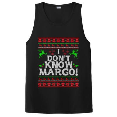 I Don't Know Margo Ugly Matching Christmas Funny Couple PosiCharge Competitor Tank