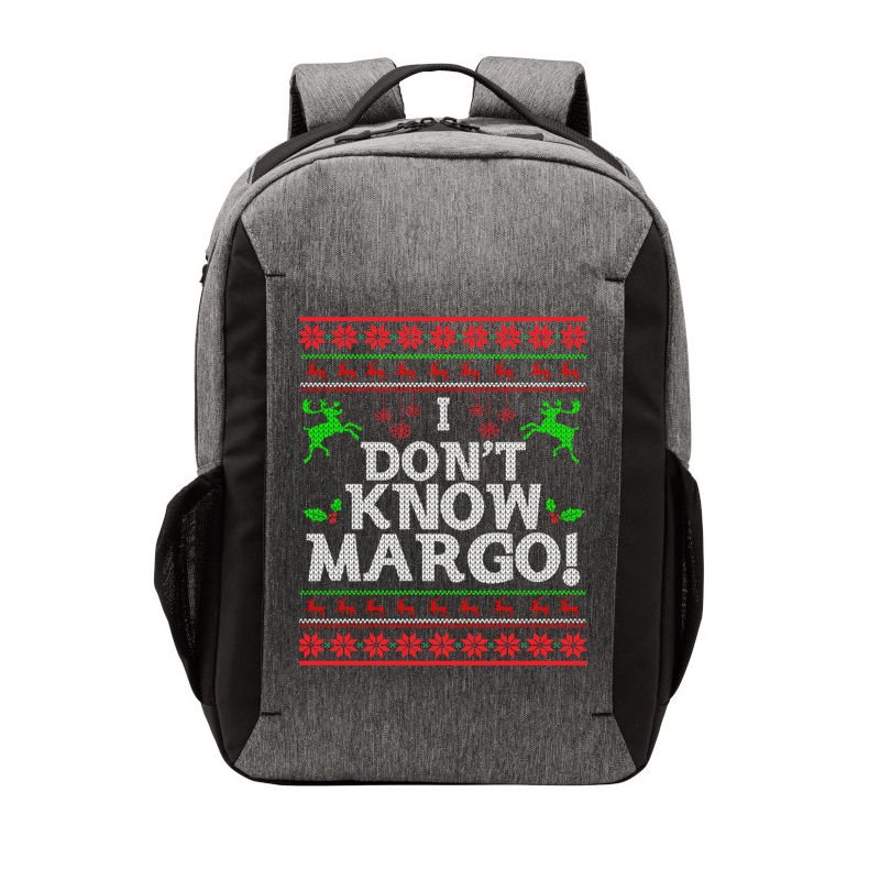 I Don't Know Margo Ugly Matching Christmas Funny Couple Vector Backpack