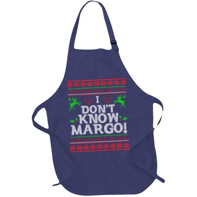 I Don't Know Margo Ugly Matching Christmas Funny Couple Apron