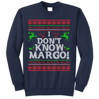 I Don't Know Margo Ugly Matching Christmas Funny Couple Sweatshirt