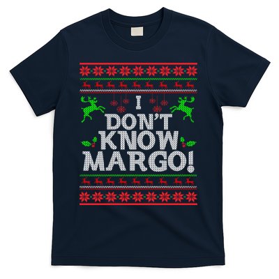 I Don't Know Margo Ugly Matching Christmas Funny Couple T-Shirt