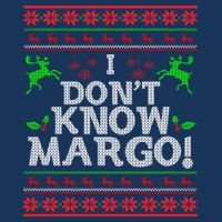 I Don't Know Margo Ugly Matching Christmas Funny Couple 16 in Basic Backpack