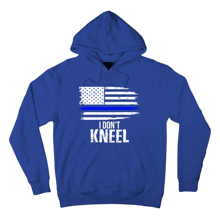 I Don't Kneel Usa Flag Meaningful Gift Patriotic Stand Nthem Hoodie