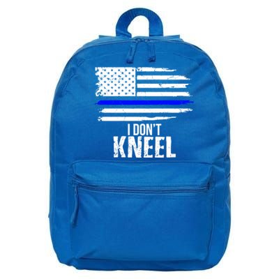 I Don't Kneel Usa Flag Meaningful Gift Patriotic Stand Nthem 16 in Basic Backpack