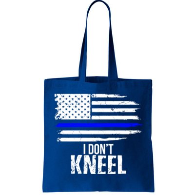 I Don't Kneel Usa Flag Meaningful Gift Patriotic Stand Nthem Tote Bag