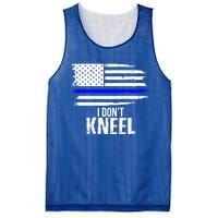 I Don't Kneel Usa Flag Meaningful Gift Patriotic Stand Nthem Mesh Reversible Basketball Jersey Tank