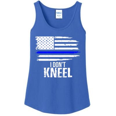 I Don't Kneel Usa Flag Gift Patriotic Stand Nthem Ladies Essential Tank