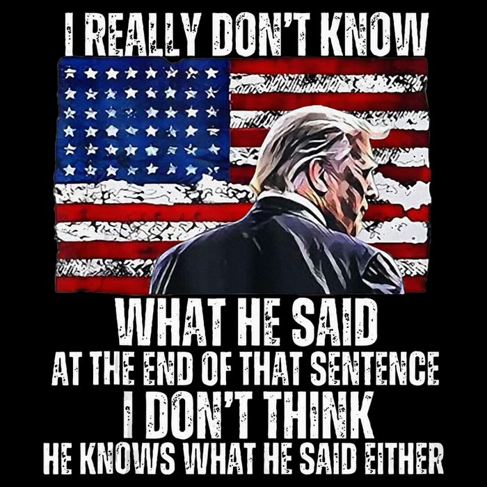 I DonT Know What He Said At The End Of That Sentence Trump 16 in Basic Backpack