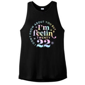 I don't know about you but I'm feeling Twenty 22 Tie Dye  Ladies PosiCharge Tri-Blend Wicking Tank