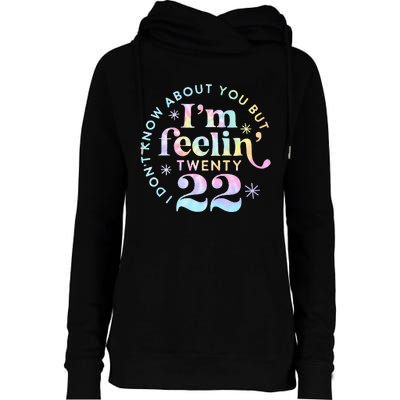 I don't know about you but I'm feeling Twenty 22 Tie Dye  Womens Funnel Neck Pullover Hood