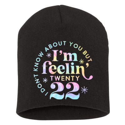 I don't know about you but I'm feeling Twenty 22 Tie Dye  Short Acrylic Beanie