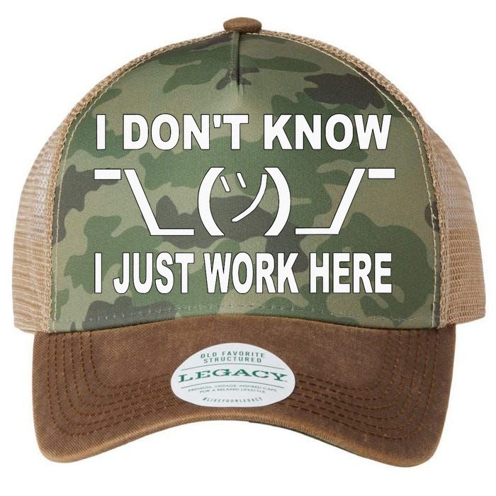 I Dont Know I Just Work Here Legacy Tie Dye Trucker Hat