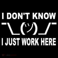 I Dont Know I Just Work Here Flatbill Hat
