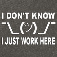 I Dont Know I Just Work Here Cotton Canvas Backpack
