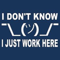 I Dont Know I Just Work Here Infant Baby Jersey Bodysuit