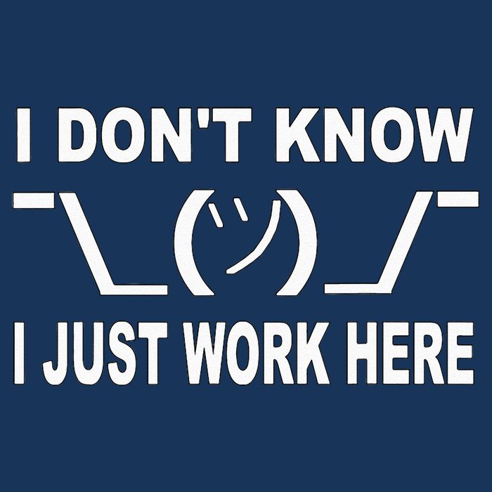 I Dont Know I Just Work Here Infant Baby Jersey Bodysuit