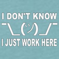 I Dont Know I Just Work Here Sueded Cloud Jersey T-Shirt