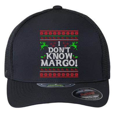 I Don't Know Margo Ugly Christmas Funny Movie Flexfit Unipanel Trucker Cap