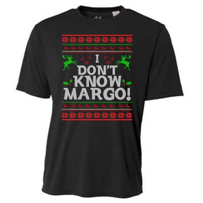 I Don't Know Margo Ugly Christmas Funny Movie Cooling Performance Crew T-Shirt