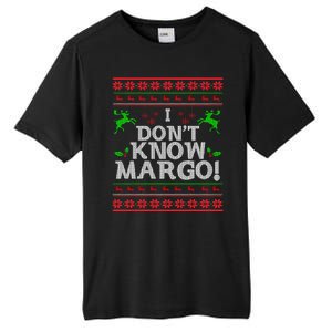 I Don't Know Margo Ugly Christmas Funny Movie Tall Fusion ChromaSoft Performance T-Shirt