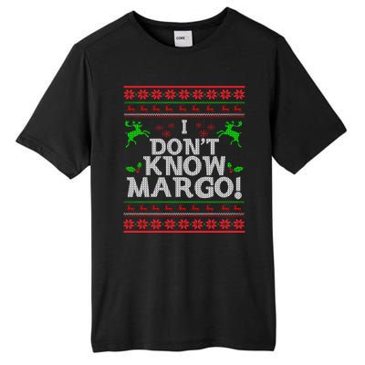 I Don't Know Margo Ugly Christmas Funny Movie Tall Fusion ChromaSoft Performance T-Shirt