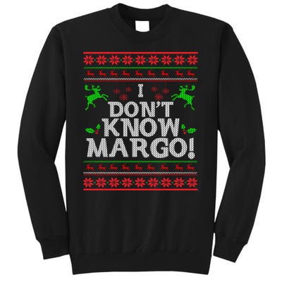 I Don't Know Margo Ugly Christmas Funny Movie Tall Sweatshirt