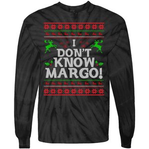 I Don't Know Margo Ugly Christmas Funny Movie Tie-Dye Long Sleeve Shirt