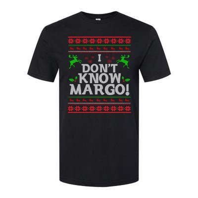 I Don't Know Margo Ugly Christmas Funny Movie Softstyle CVC T-Shirt