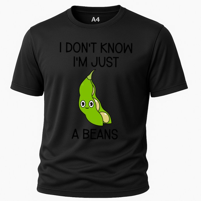 I DonT Know IM Just A Beans Cute Beans Gift Cooling Performance Crew T-Shirt