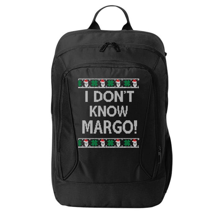 I Don't Know Margo Ugly Christmas Funny Movie City Backpack