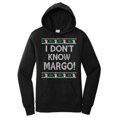 I Don't Know Margo Ugly Christmas Funny Movie Women's Pullover Hoodie