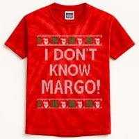 I Don't Know Margo Ugly Christmas Funny Movie Kids Tie-Dye T-Shirt