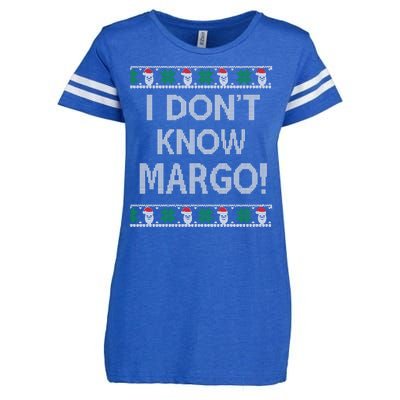 I Don't Know Margo Ugly Christmas Funny Movie Enza Ladies Jersey Football T-Shirt